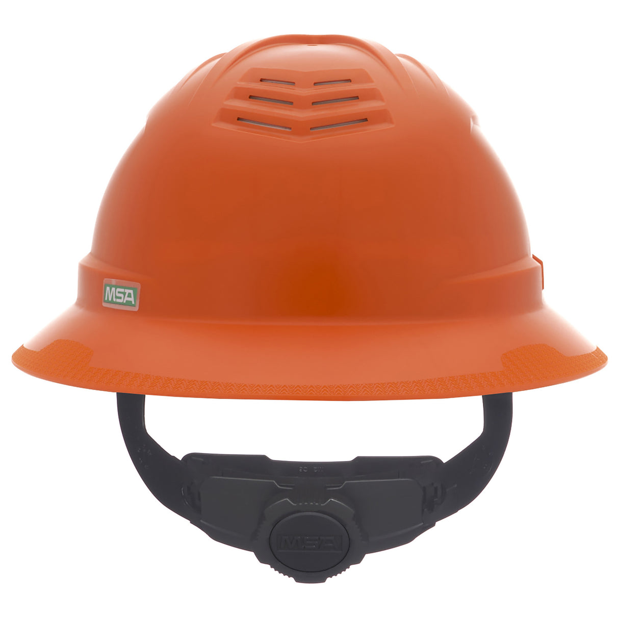 MSA V-Gard C1™ Full Brim Vented Hard Hat - Fas-Trac III Suspension