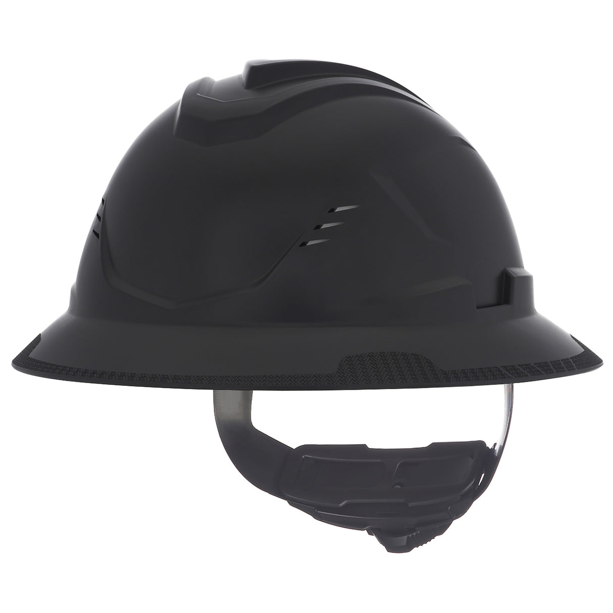 MSA V-Gard C1™ Full Brim Vented Hard Hat - Fas-Trac III Suspension