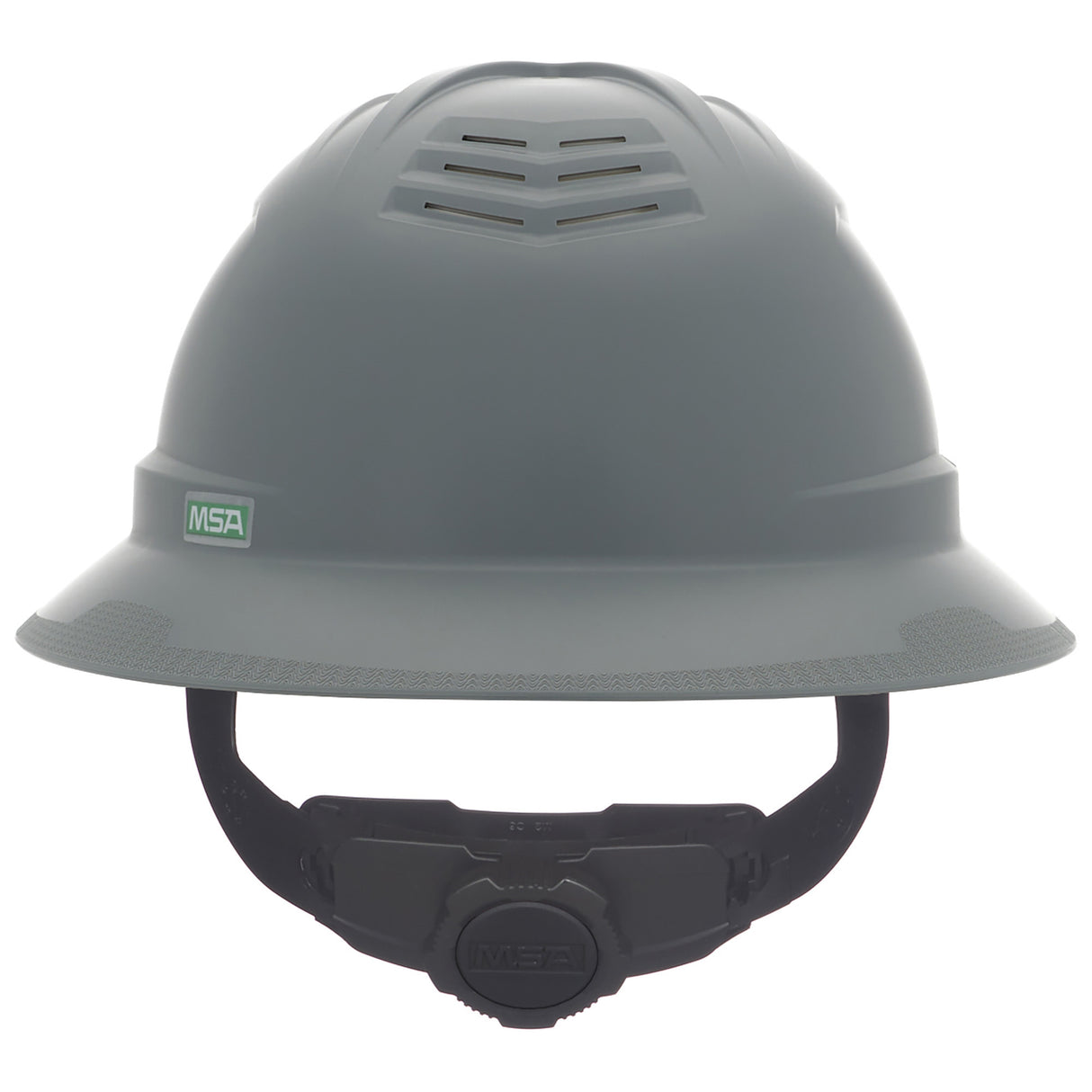 MSA V-Gard C1™ Full Brim Vented Hard Hat - Fas-Trac III Suspension