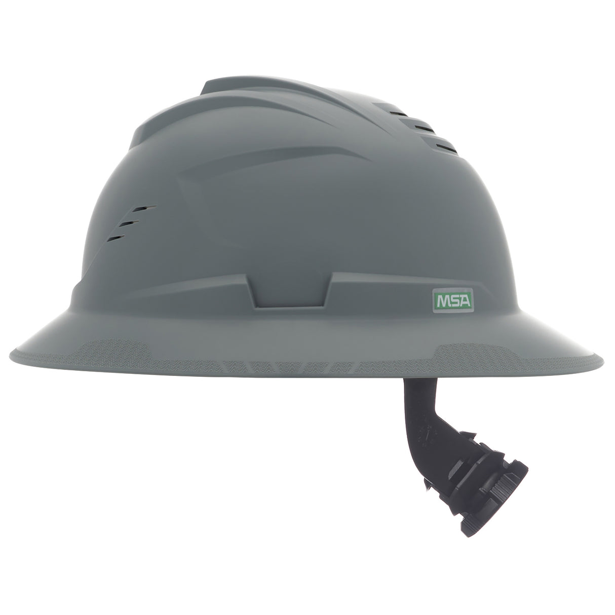 MSA V-Gard C1™ Full Brim Vented Hard Hat - Fas-Trac III Suspension