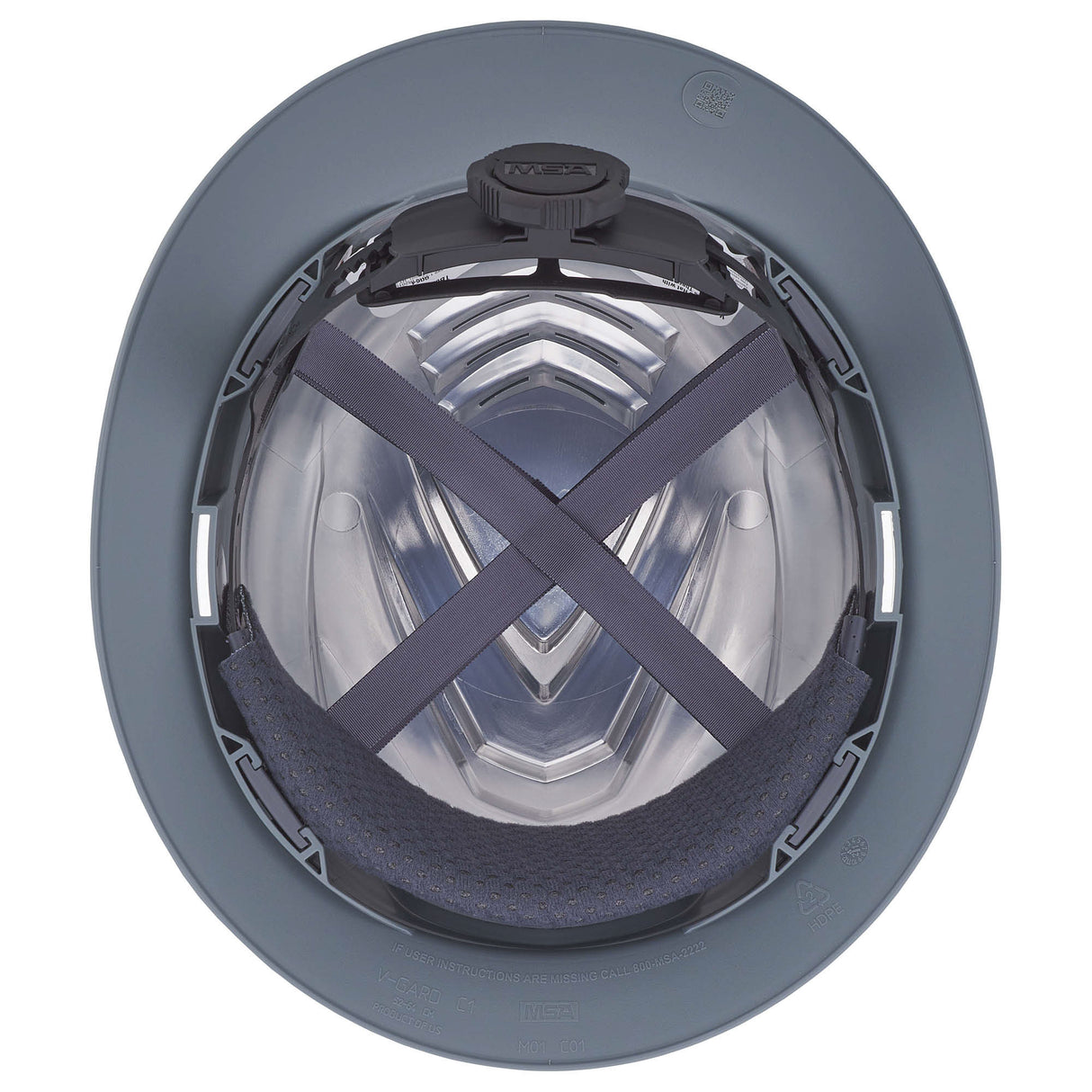 MSA V-Gard C1™ Full Brim Vented Hard Hat - Fas-Trac III Suspension