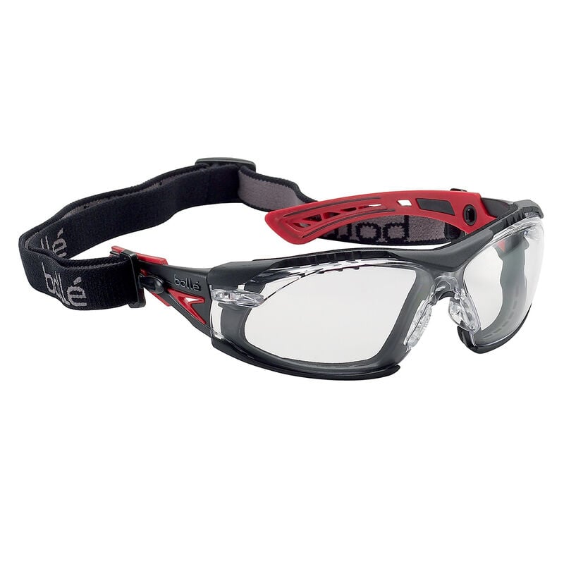 Bolle RUSH+ Assembled Series Safety Glasses with Anti-Fog Lens (10-Pack)