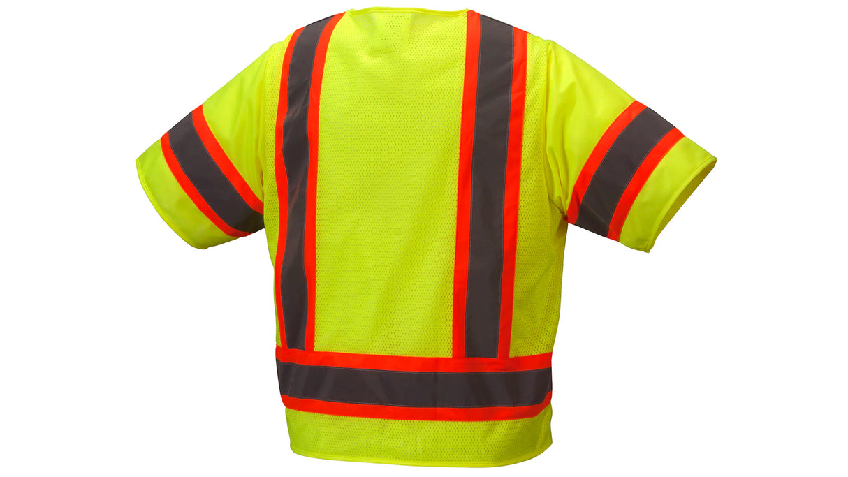 RVZ34 Series Safety Vest - RVZ3410 Hi-Viz Lime/Yellow