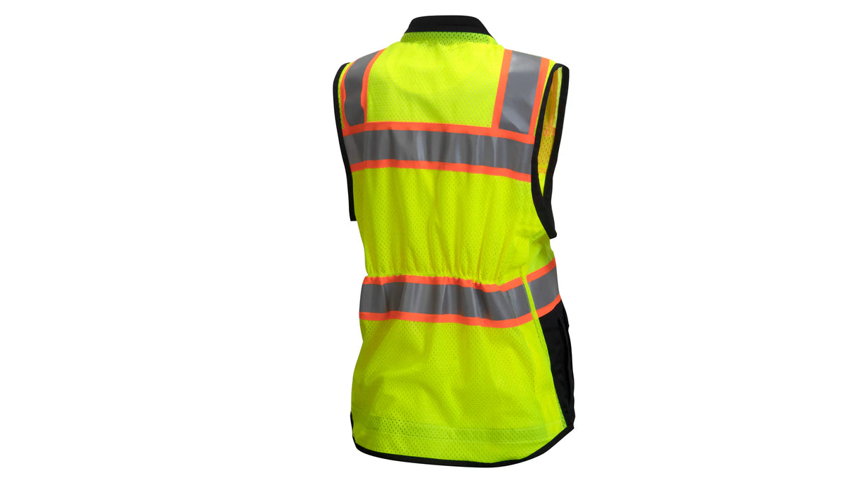 RVZF61 Series Women's Vest - RVZF6110 Hi-Viz Lime/Yellow