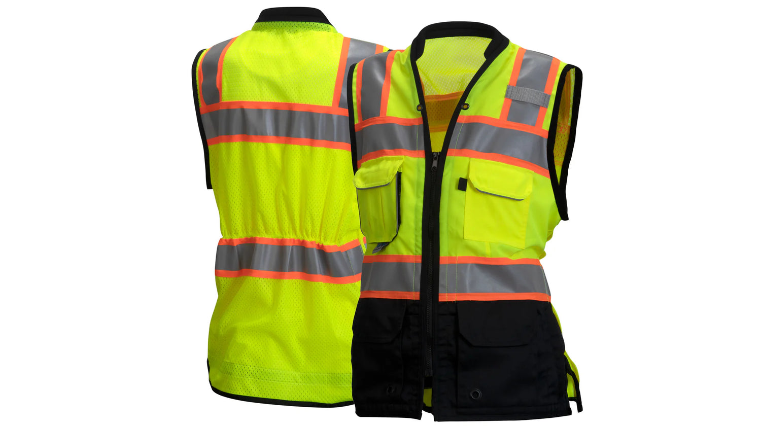 RVZF61 Series Women's Vest - RVZF6110 Hi-Viz Lime/Yellow
