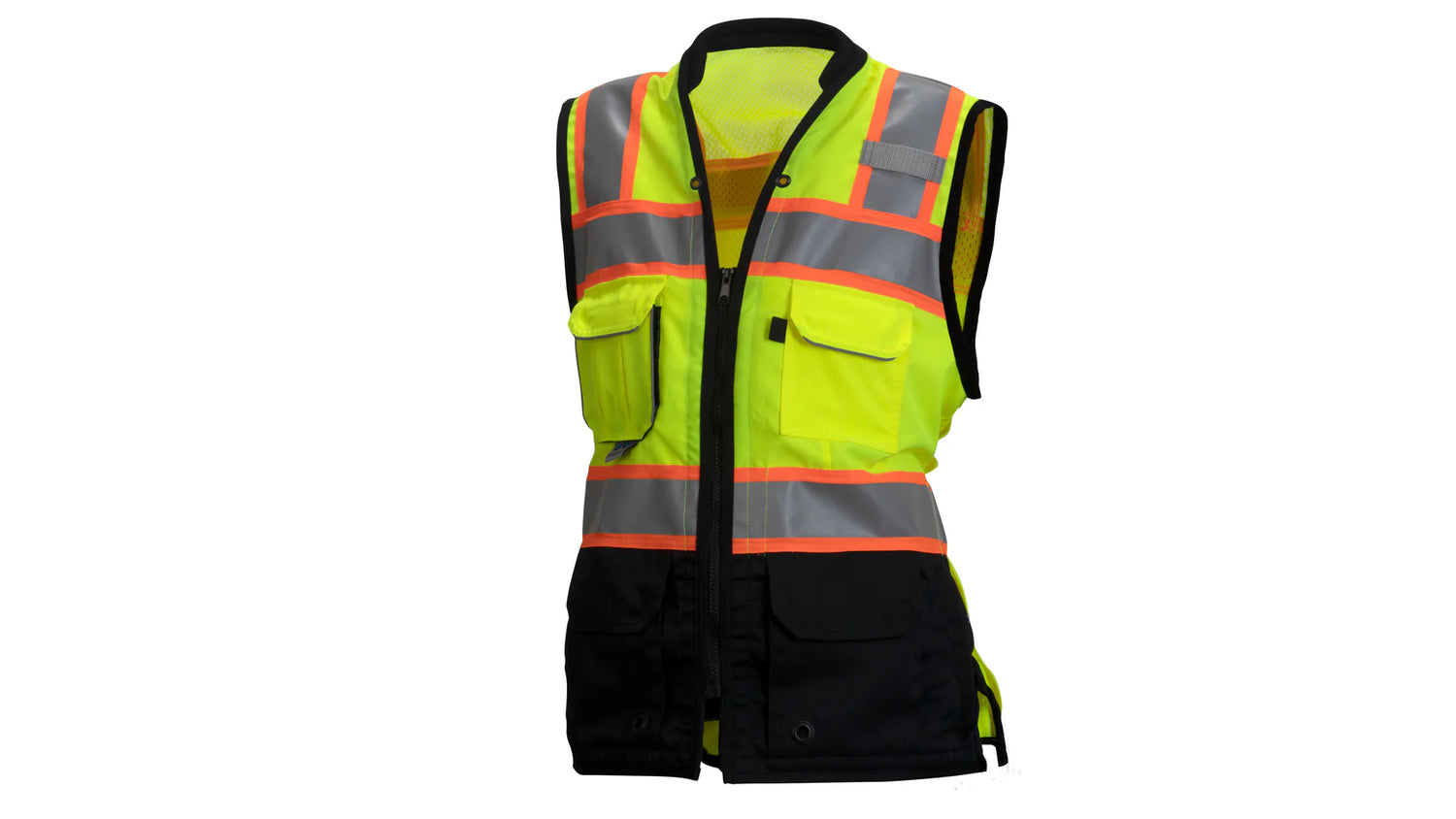 RVZF61 Series Women's Vest - RVZF6110 Hi-Viz Lime/Yellow