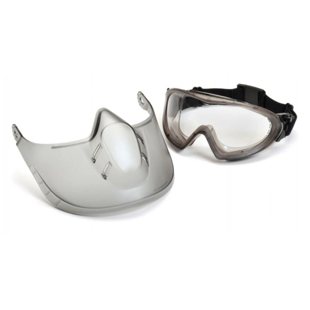 Pyramex Capstone Shield Goggles - Dozen