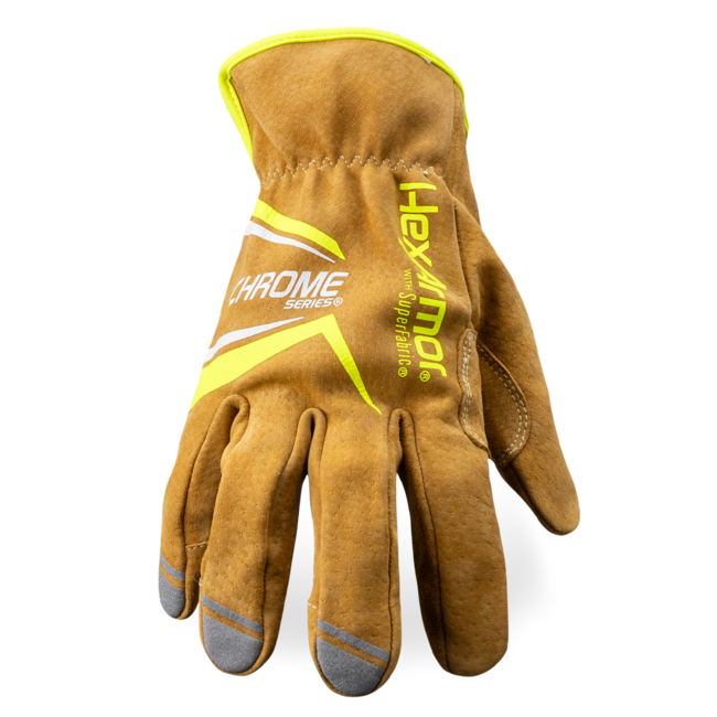 HexArmor Chrome Series® with IronHide® 4090 Work Gloves - A8 Cut