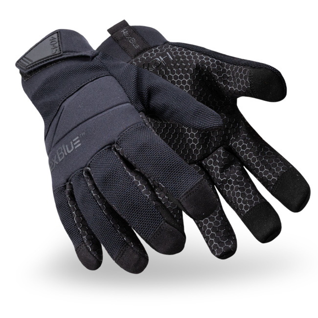 HexArmor HexBlue™ 4045 Cut/Needlestick Resistant Gloves - A7 Cut - Silicone Pattern Palm