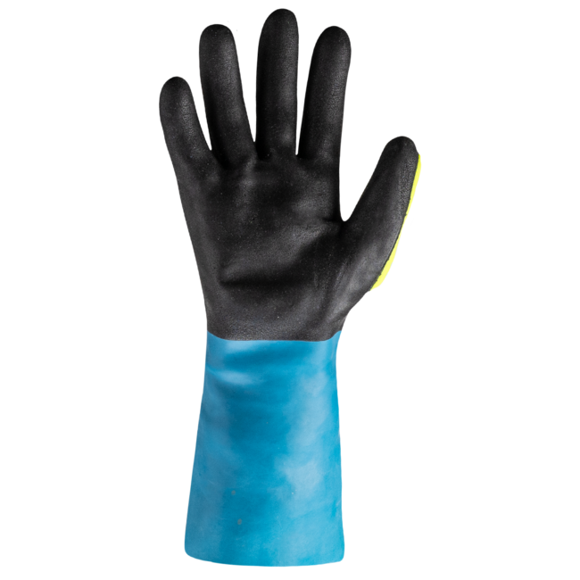 HexArmor HexChem® 7071 Chemical-Resistant HI-Viz Gloves - A4 Cut