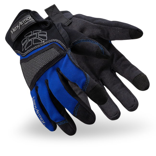 HexArmor Chrome Series® 4018 Cut-Resistant Gloves Synthetic Leather Palm - A6 Cut