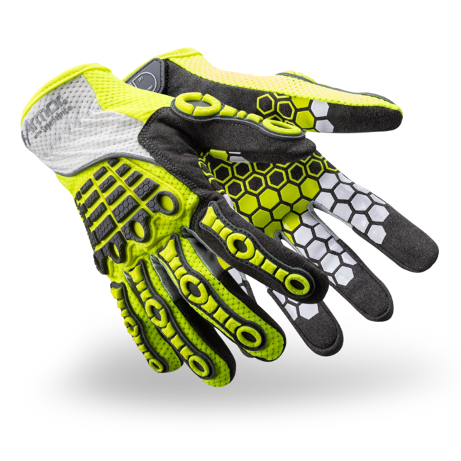 HexArmor Chrome Oasis® 4035IMP Impact-Resistant Gloves - A8 Cut - Synthetic Leather Palm