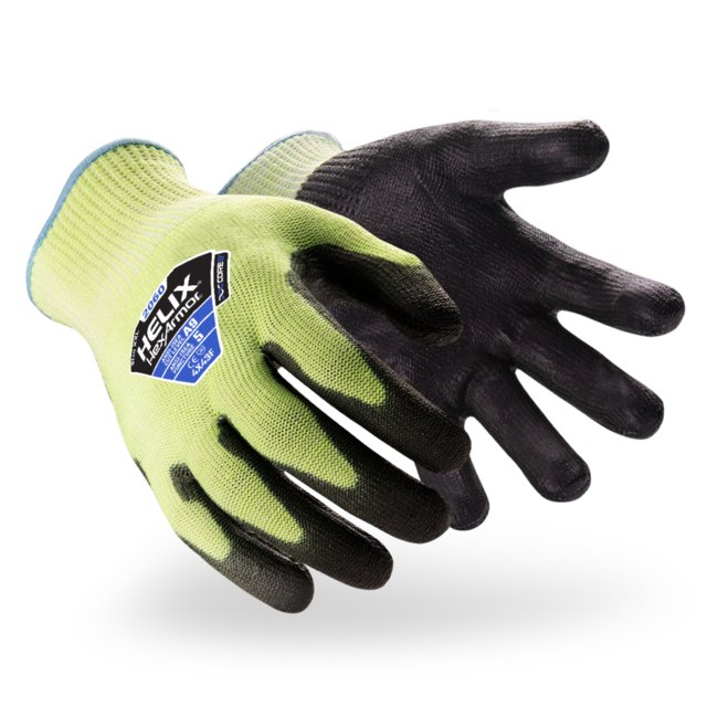 HexArmor Helix® 2060 Core9™ Technology Cut-Resistant Hi-Viz Gloves - A9 Cut