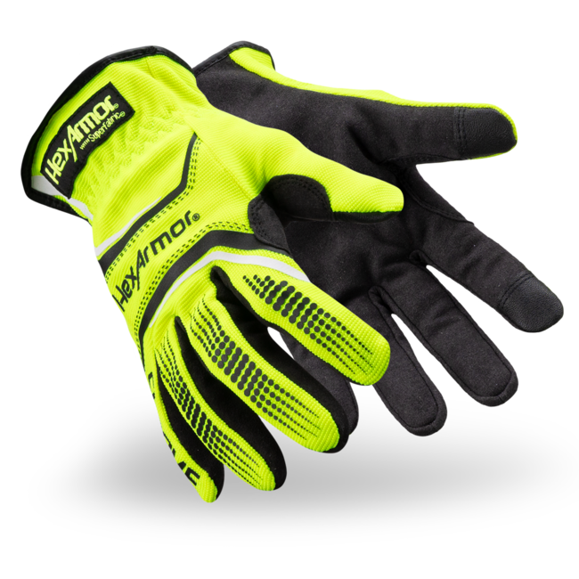 HexArmor Chrome Series® 4033 Cut-Resistant Gloves - A8 Cut - Synthetic Leather Palm