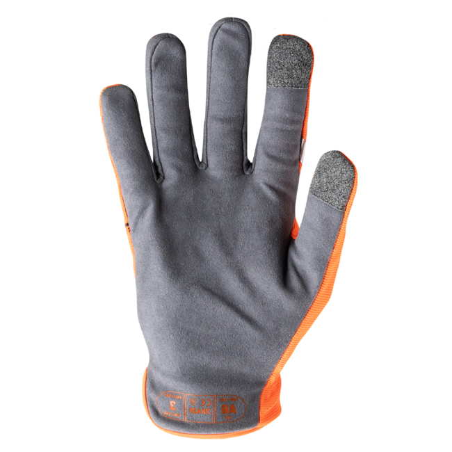 HexArmor Chrome SLT® 4072 Lightweight Leather Palm Cut-Resistant Hi-Viz Gloves - A6 Cut