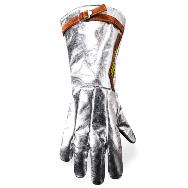 HexArmor HeatArmor® 5060 Aluminized Welding Gloves - Split Cowhide Leather/Aluminized Aramid