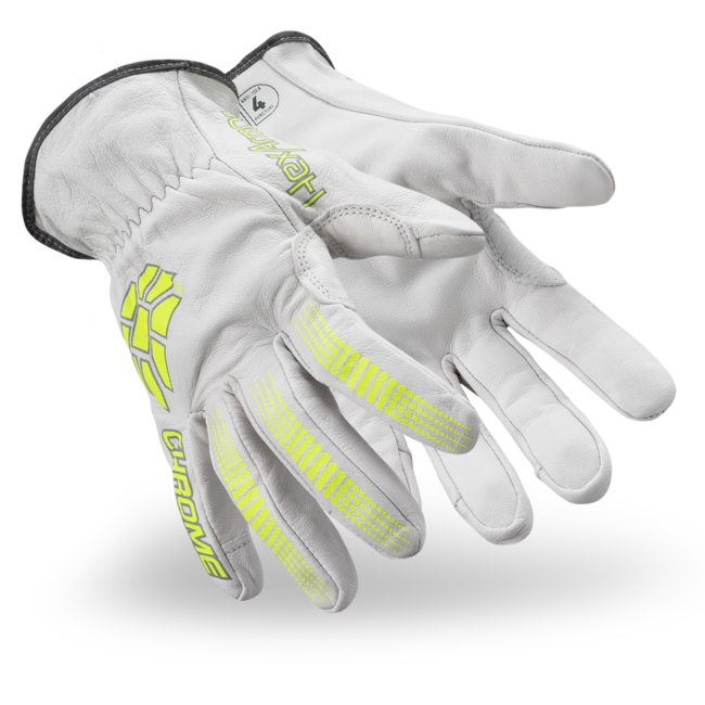 HexArmor Chrome Series® 4081 Cut-Resistant Gloves - A8 Cut - Goatskin Leather Palm