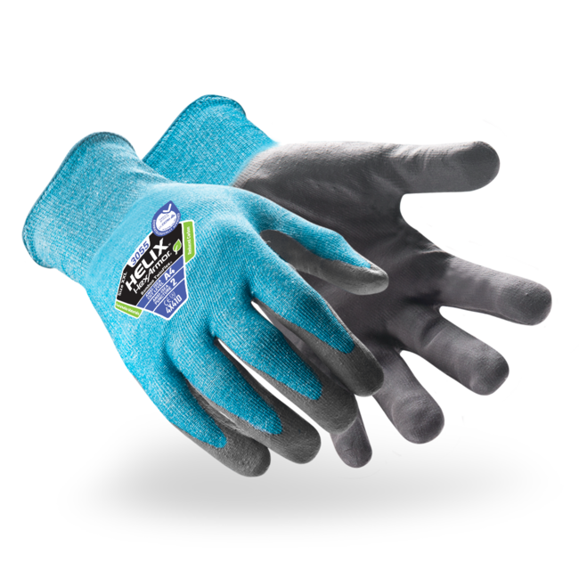 HexArmor Helix® 3055 Bamboo TwinFlex® Abrasion Resistant Gloves - A4 Cut