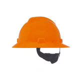 MSA V-Gard Full Brim Hard Hat - Fas-Trac Suspension