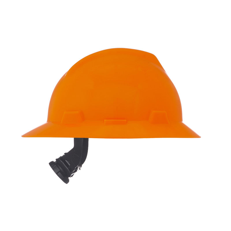 MSA V-Gard Full Brim Hard Hat - Fas-Trac Suspension