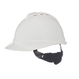 MSA V-Guard 500 Cap Style Vented Hard Hat - 4-Point Fas-Track III Suspension