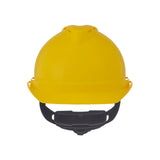 MSA V-Guard 500 Cap Style Vented Hard Hat - 4-Point Fas-Track III Suspension