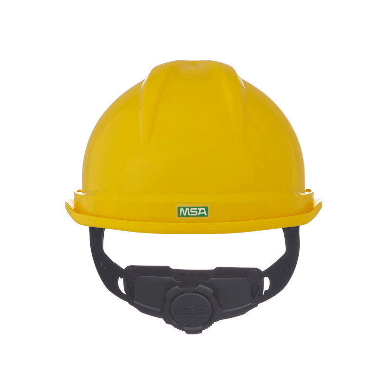 MSA V-Guard 500 Cap Style Vented Hard Hat - 4-Point Fas-Track III Suspension