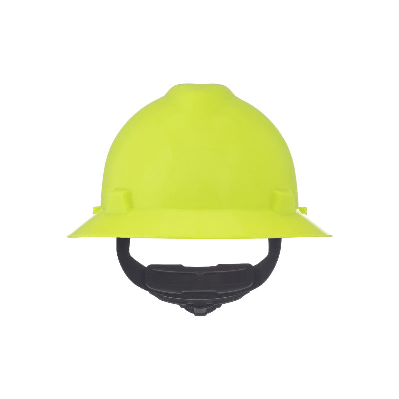 MSA V-Gard Full Brim Hard Hat - Fas-Trac Suspension