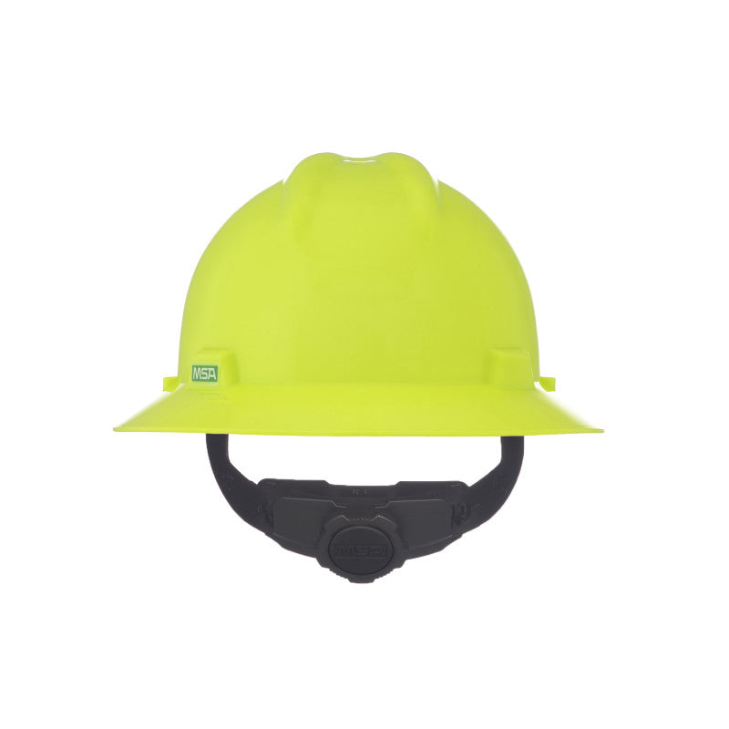 MSA V-Gard Full Brim Hard Hat - Fas-Trac Suspension