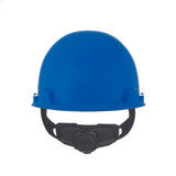 MSA SmoothDome Cap Style Hard Hat - 4-Point Fast-Trac III Suspension Blue (10-Pack)