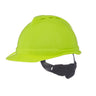 MSA V-Guard 500 Cap Style Vented Hard Hat - 4-Point Fas-Track III Suspension