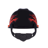 Specialty V-Gard Cap Style Hard Hat - Black Fire - w/ Fas-Trac Suspension