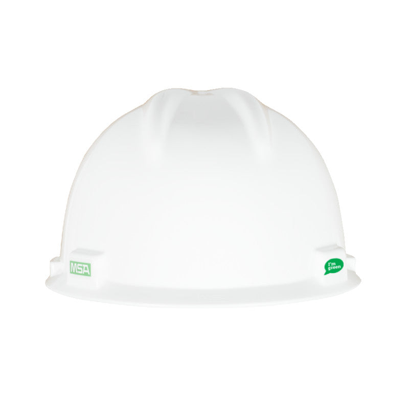 MSA V-Gard GREEN Cap Style Hard Hat - 4-Point Fast-Trac III Suspension