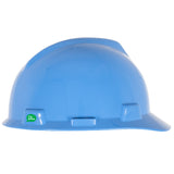 MSA V-Gard GREEN Cap Style Hard Hat - 4-Point Fast-Trac III Suspension