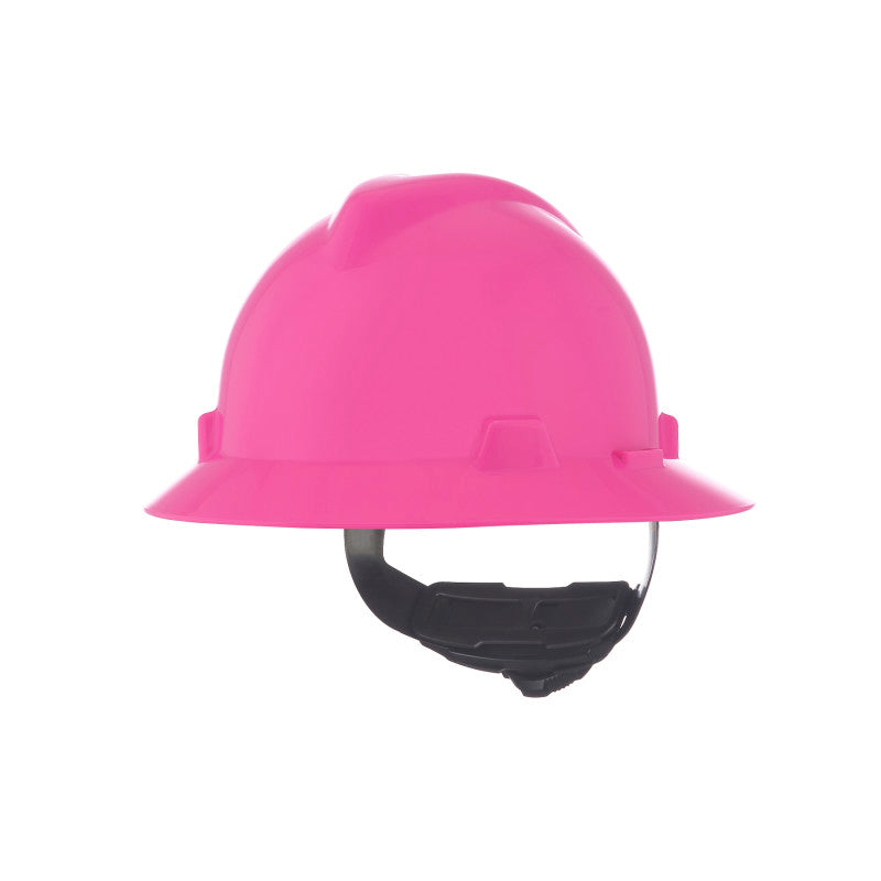 MSA V-Gard Full Brim Hard Hat - Fas-Trac Suspension