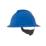MSA V-Guard 500 Full-Brim Vented Hard Hat - 6-Point Fas-Track III