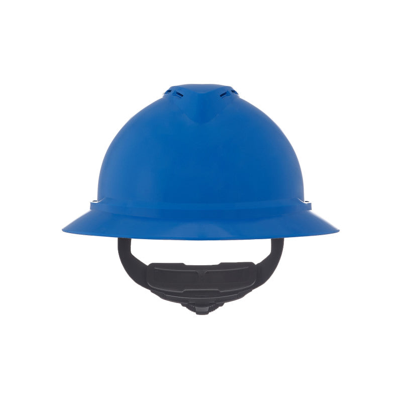 MSA V-Guard 500 Full-Brim Vented Hard Hat - 6-Point Fas-Track III