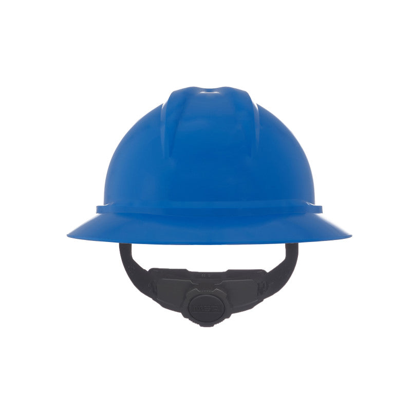 MSA V-Guard 500 Full-Brim Vented Hard Hat - 6-Point Fas-Track III