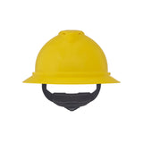 MSA V-Guard 500 Full-Brim Vented Hard Hat - 6-Point Fas-Track III