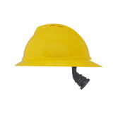 MSA V-Guard 500 Full-Brim Vented Hard Hat - 6-Point Fas-Track III