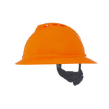 MSA V-Guard 500 Full-Brim Vented Hard Hat - 6-Point Fas-Track III (20-Pack)