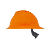 MSA V-Guard 500 Full-Brim Vented Hard Hat - 6-Point Fas-Track III (20-Pack)