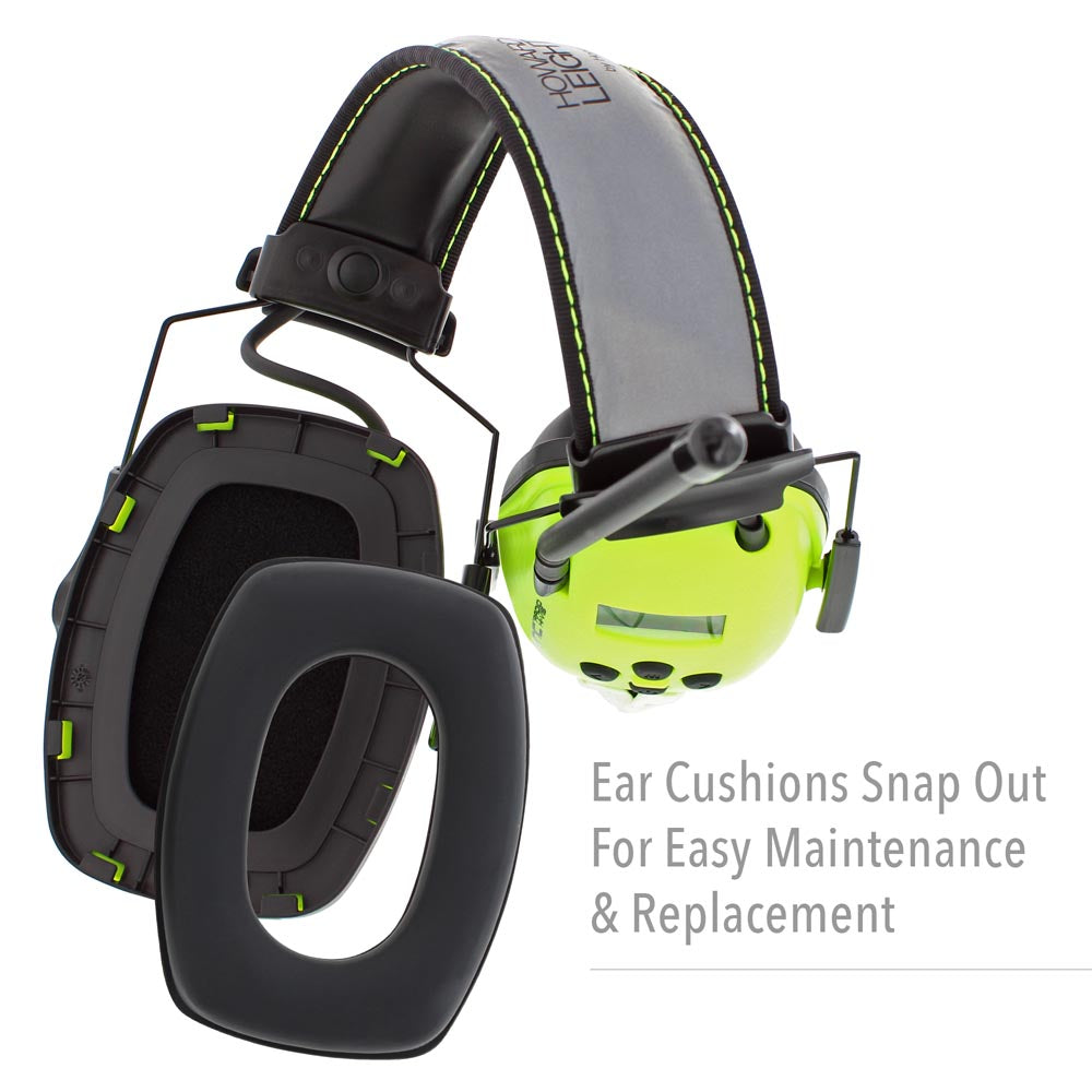 Howard Leight 1030390 Sync Hi-Visibility Digital AM/FM Radio Earmuffs - NRR 25 dB