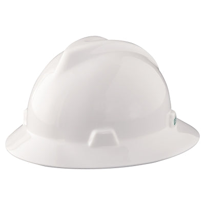 MSA V-Gard Full Brim Hard Hat - Staz-On Suspension