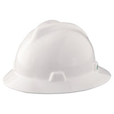 MSA V-Gard Full Brim Hard Hat - Staz-On Suspension