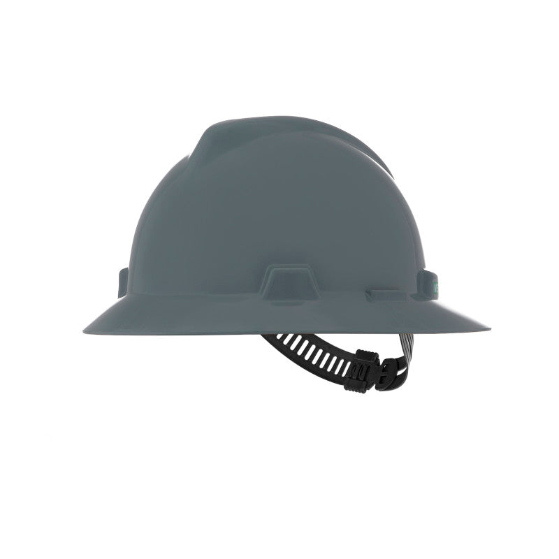 MSA V-Gard Full Brim Hard Hat - Staz-On Suspension