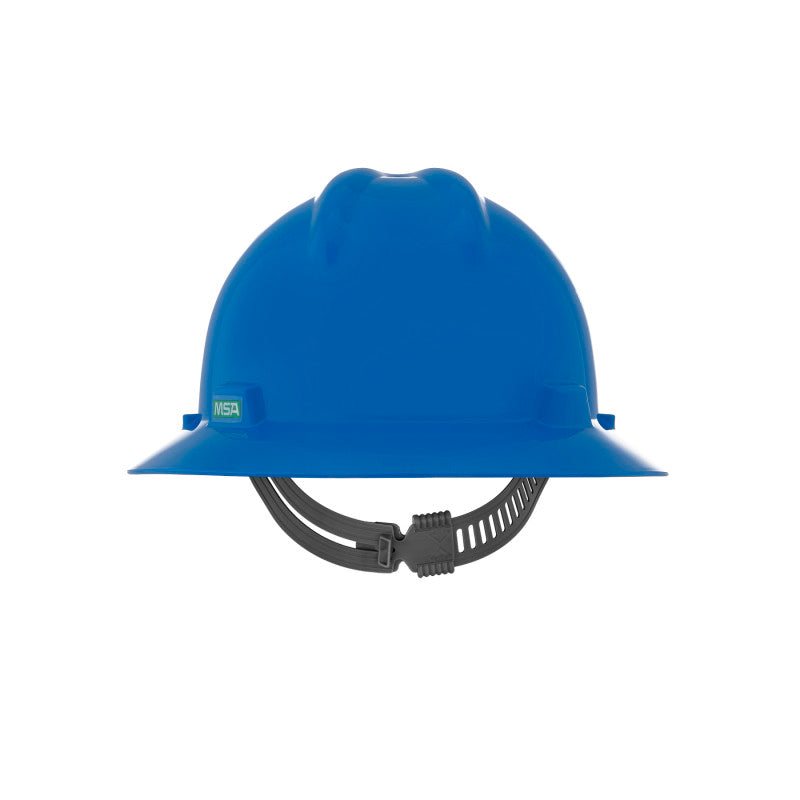 MSA V-Gard Full Brim Hard Hat - Staz-On Suspension