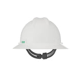 MSA V-Gard Full Brim Hard Hat - Staz-On Suspension