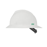 MSA V-Gard Full Brim Hard Hat - Staz-On Suspension