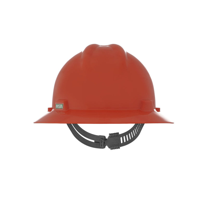 MSA V-Gard Full Brim Hard Hat - Staz-On Suspension